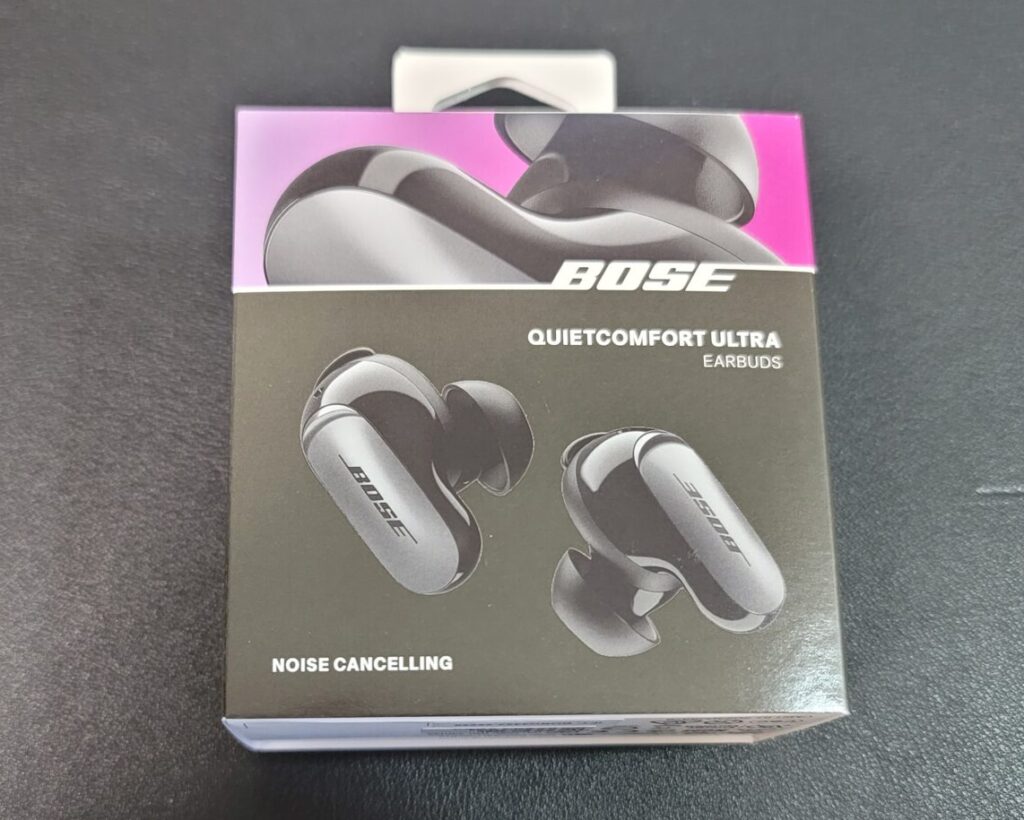 BOSE QuietComfort Ultra Earbudsのパッケージ