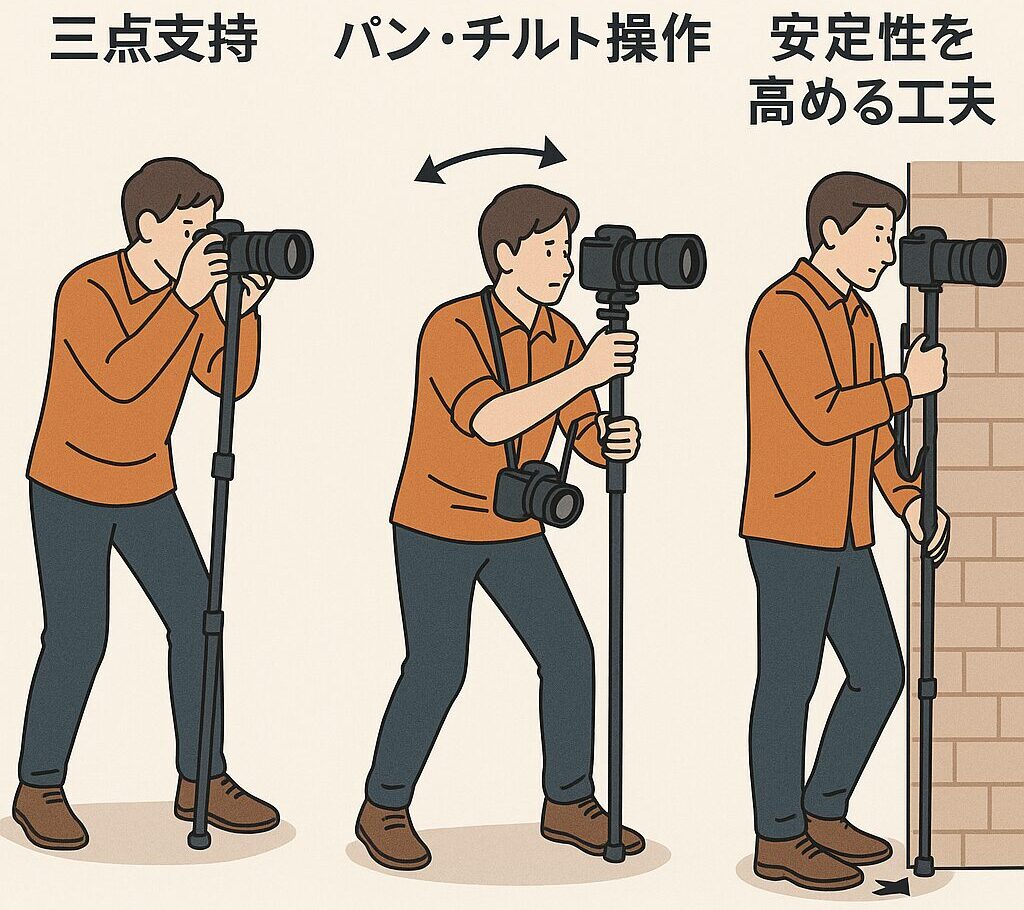 撮影クニックの図解