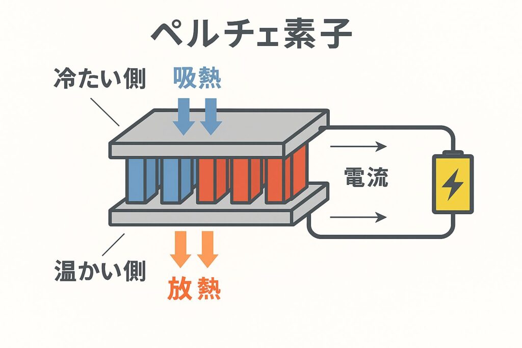 ペルチェ素子図解
