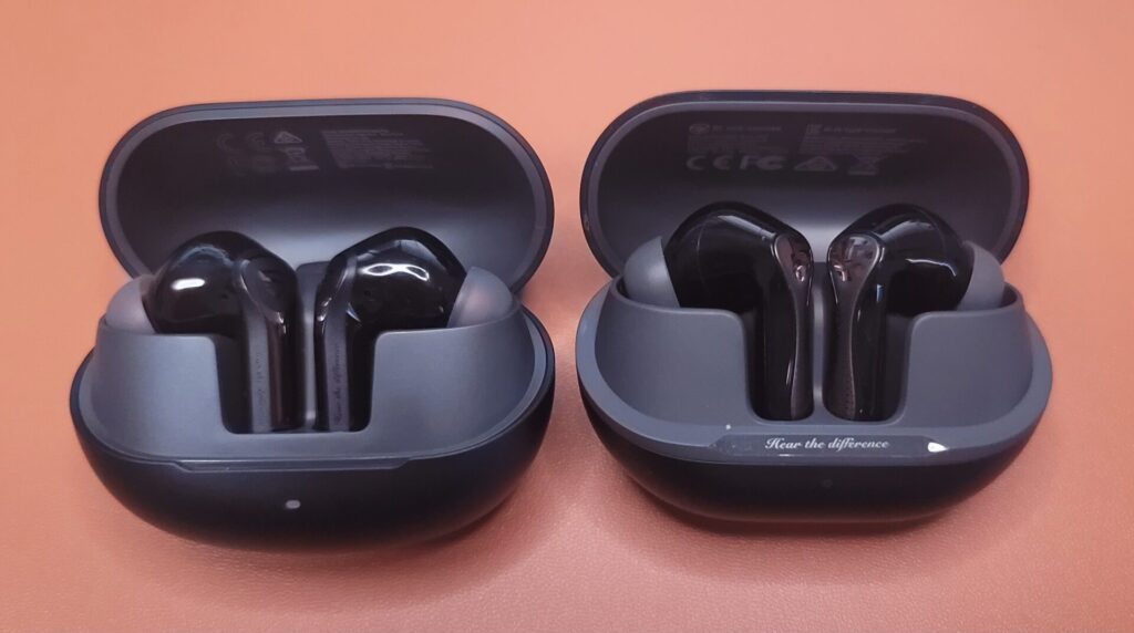 soundpeats Air5 pro, Air6 pro比較